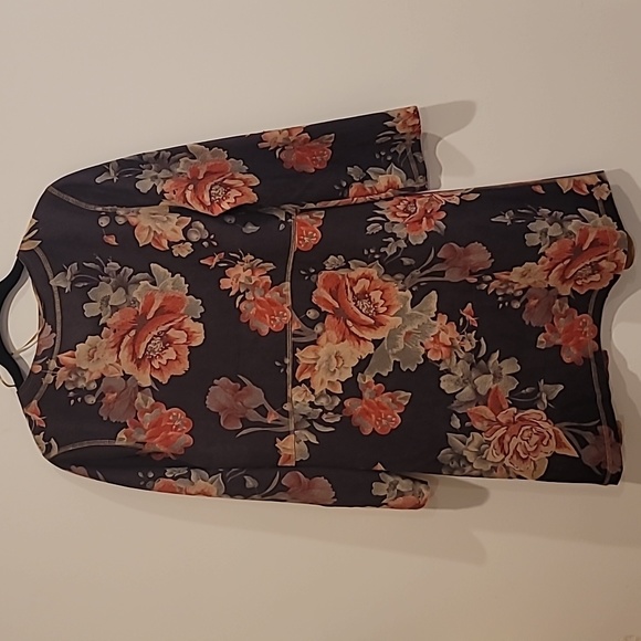 Solitaire Duster Floral, sz S, NWT - Picture 4 of 6